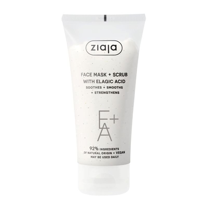 Face Mask & Scrub With Elagic Acid